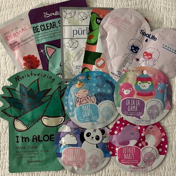 ADD ON ONLY - FOUR (4) Face-Masks Bundle - Mystery Surprise NEW Skincare Beauty - Picture 2 of 3